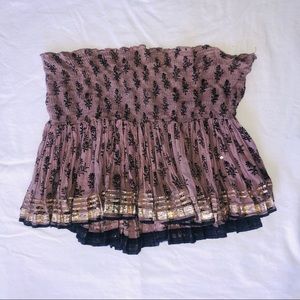 Free People strapless top